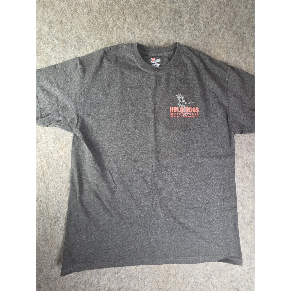 VTG Hula Hogs Motorcycles Maui Hawaii T Shirt Size Large Iron Butt 2004 Y2K